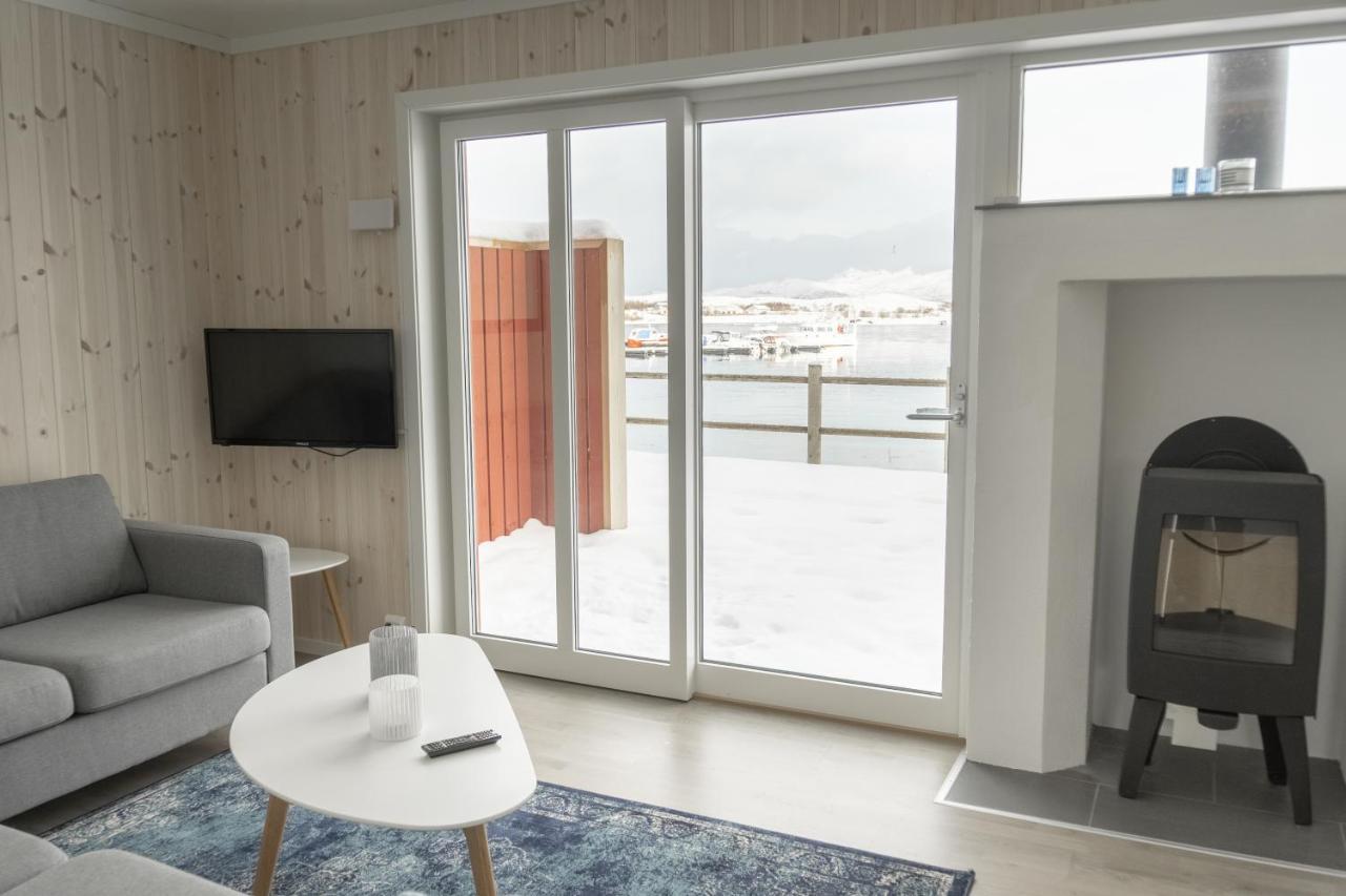 Brand New Nappstraumen Seaview Cabin Villa Gravdal  Exteriör bild