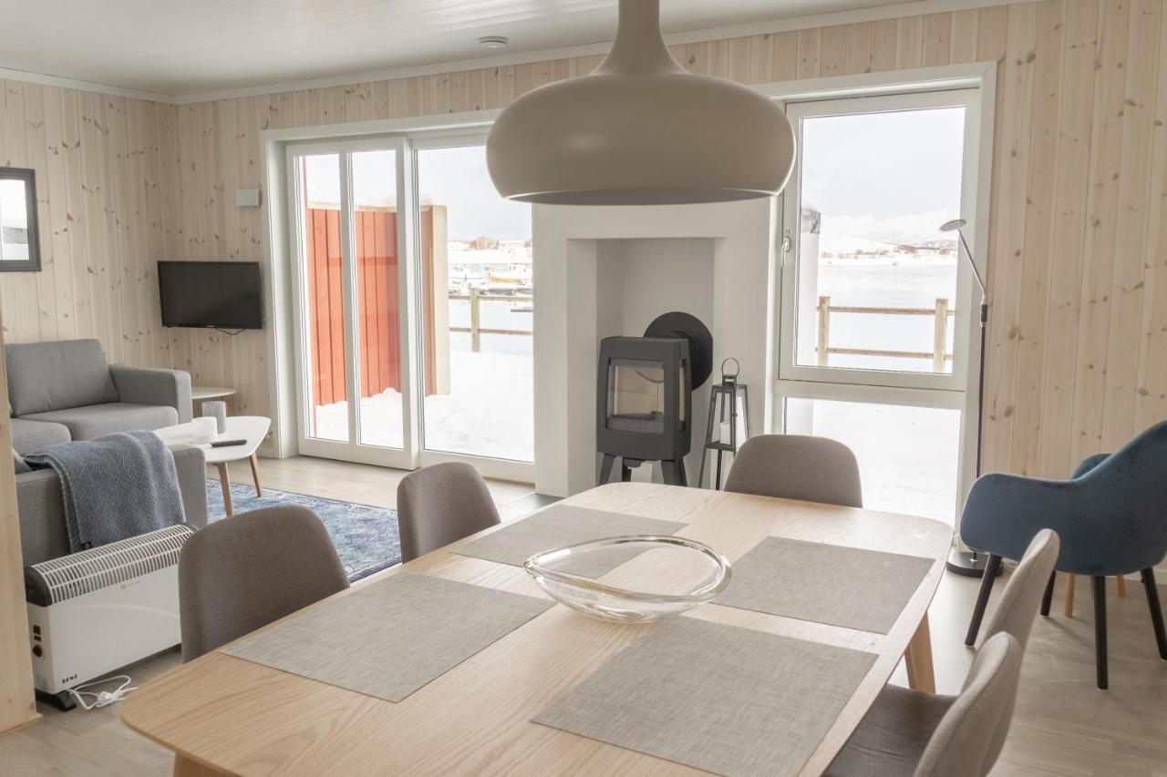 Brand New Nappstraumen Seaview Cabin Villa Gravdal  Exteriör bild