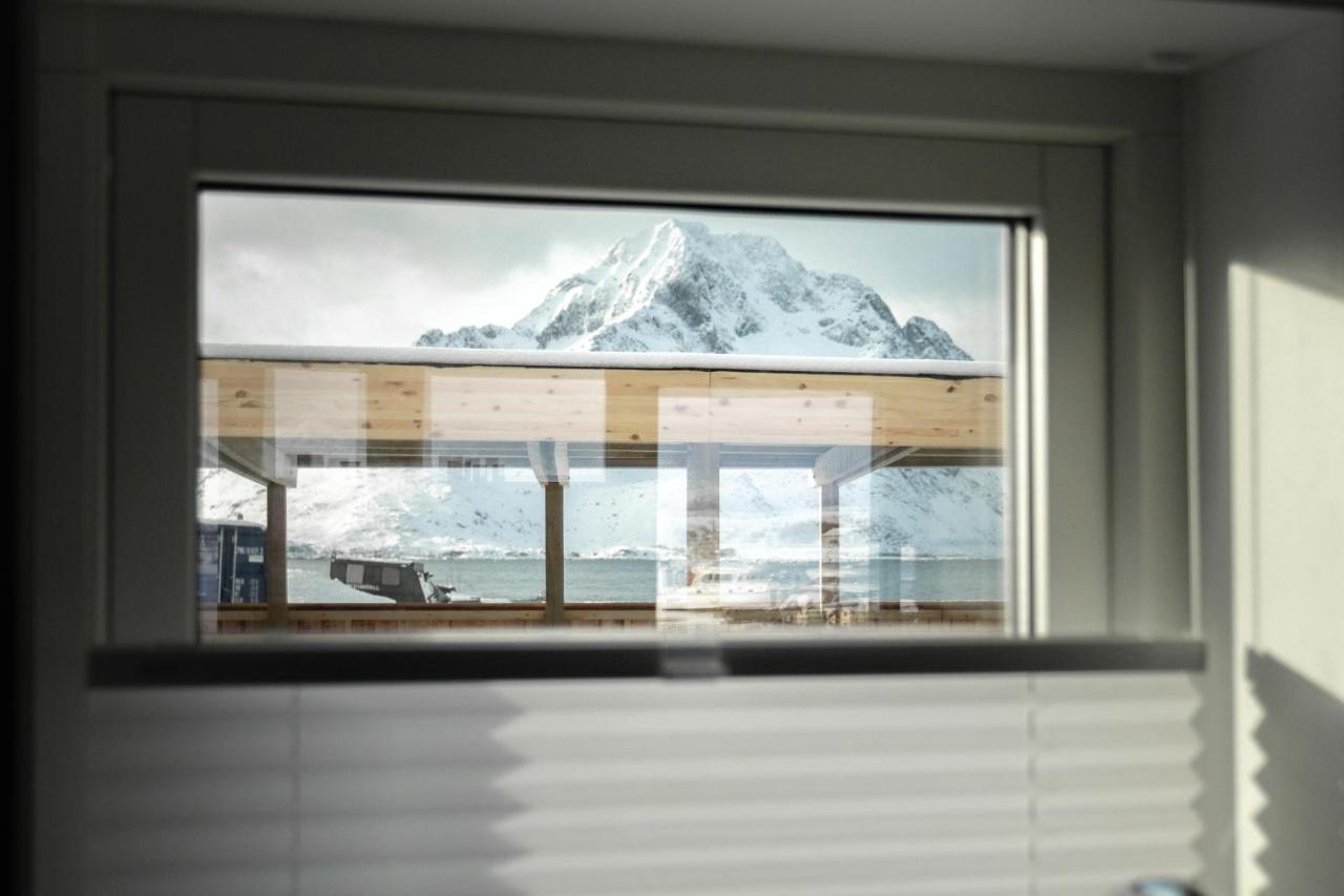 Brand New Nappstraumen Seaview Cabin Villa Gravdal  Exteriör bild