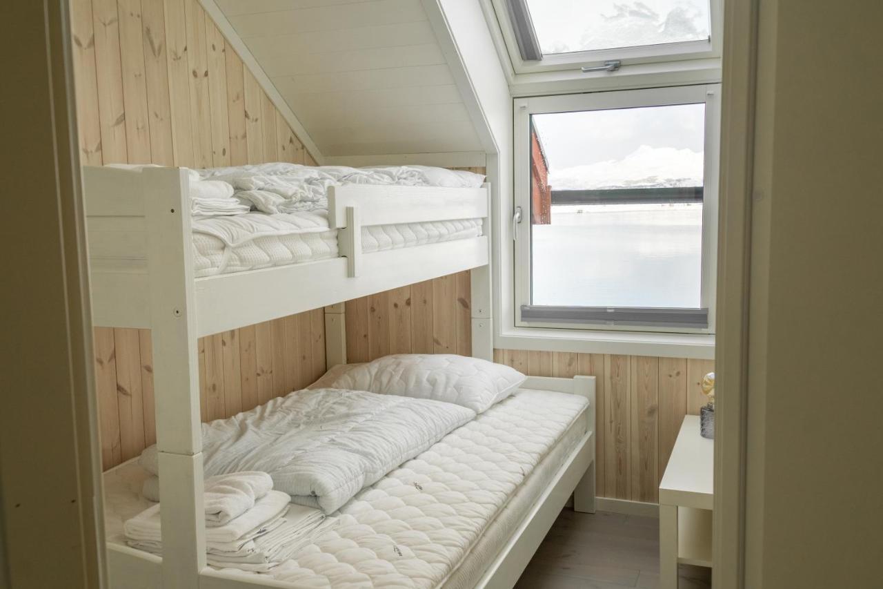 Brand New Nappstraumen Seaview Cabin Villa Gravdal  Exteriör bild